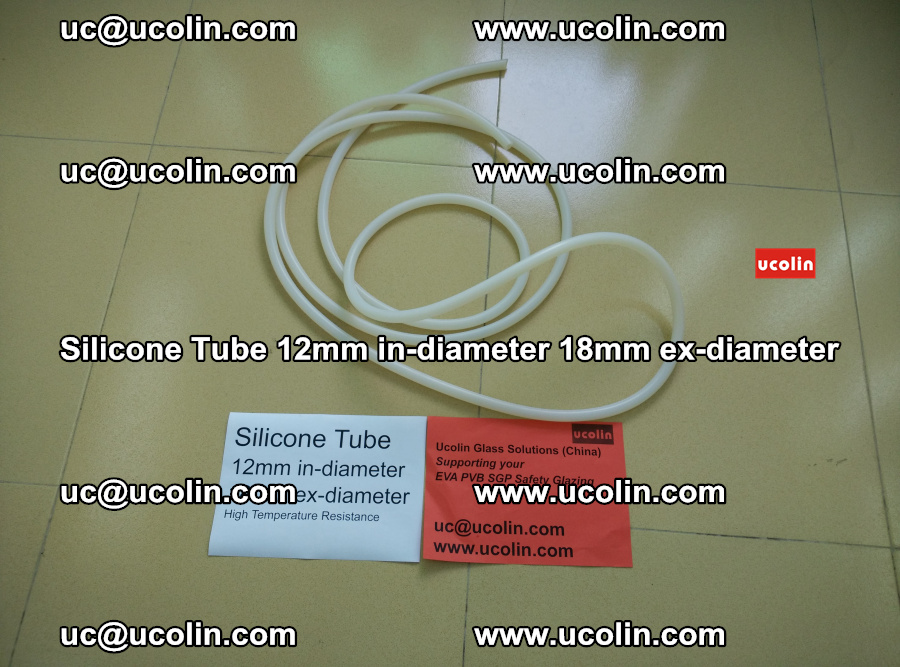 Silicone Tube for vacuuming EVA PVB SGP laminated glass glazing (98)